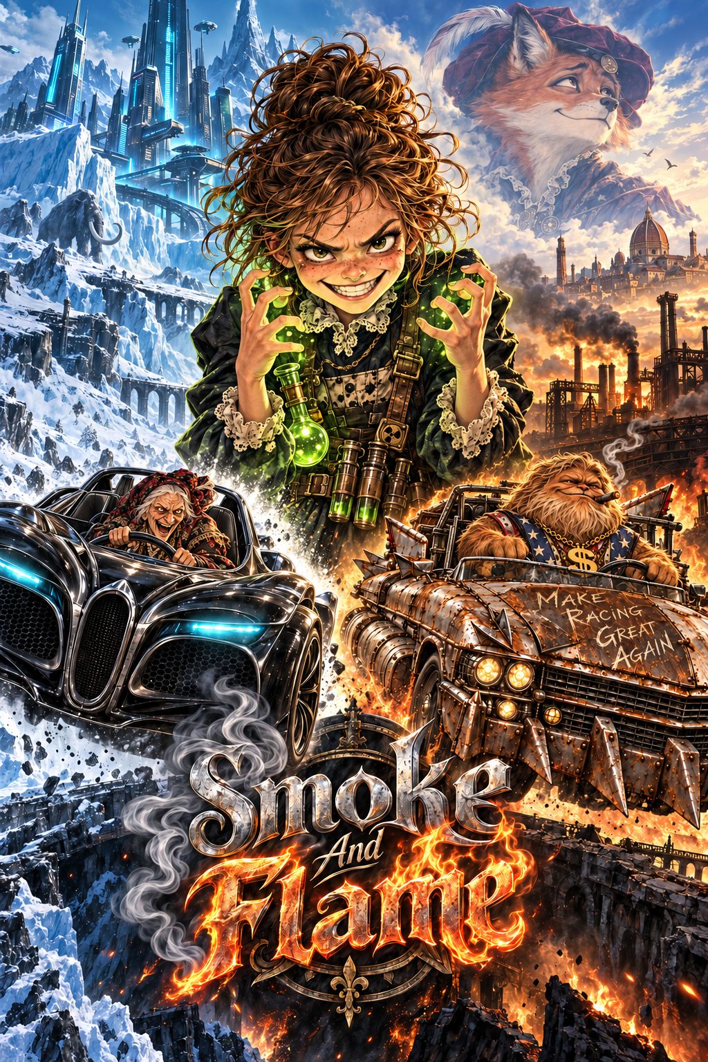 Smoke and Flame · Arte del juego